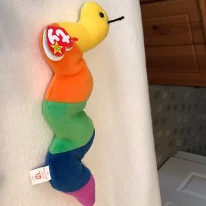 Pride Rainbow wiggle worm. 11” Original owner